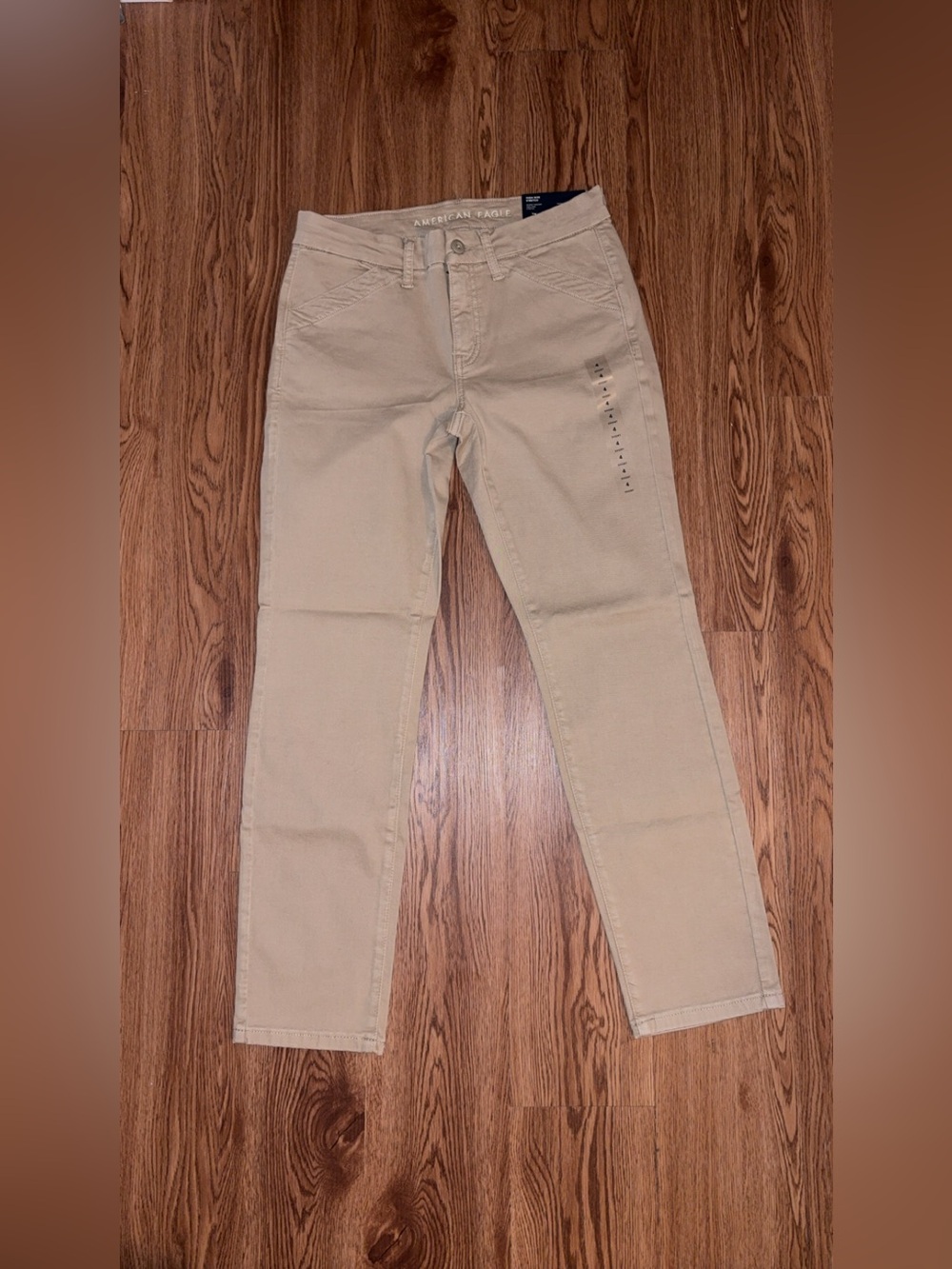 American Eagle High-Rise Stretch Khaki Pant